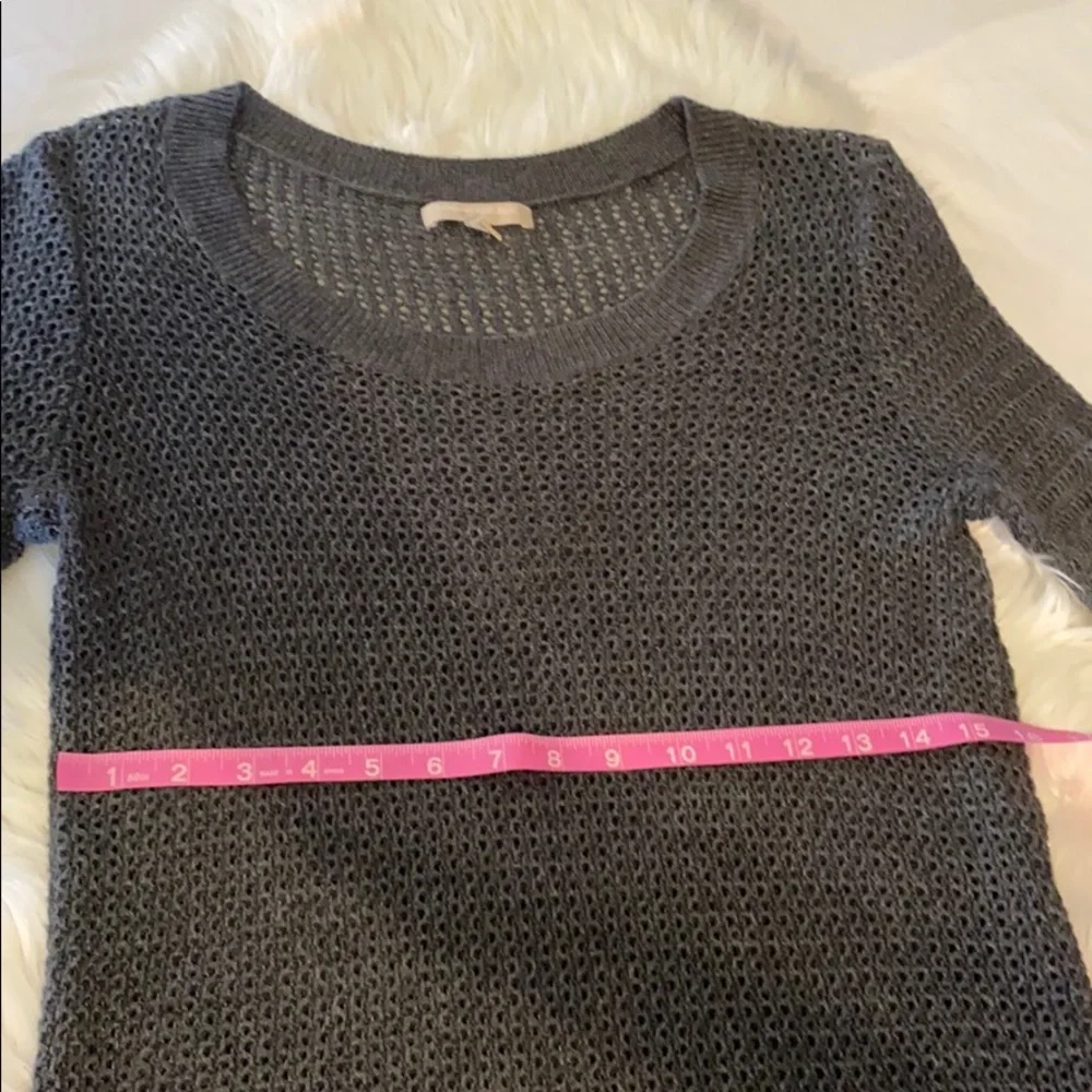 Banana Republic scoop neck gray sweater size small knit